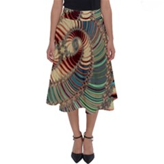 Fractal Strange Unknown Abstract Perfect Length Midi Skirt by Proyonanggan