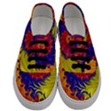 Fractal Spiral Bright Colors Men s Classic Low Top Sneakers View1