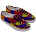 Fractal Spiral Bright Colors Men s Classic Low Top Sneakers View3