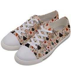 Pattern Seamless Men s Low Top Canvas Sneakers by Proyonanggan