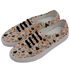 Pattern Seamless Men s Classic Low Top Sneakers by Proyonanggan