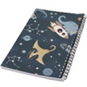 Space Theme Art Pattern Design Wallpaper 5.5  x 8.5  Notebook View2