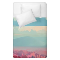 Anime Landscape Duvet Cover Double Side (single Size) by Sarkoni