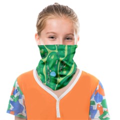 Golf Course Par Golf Course Green Face Covering Bandana (kids) by Sarkoni