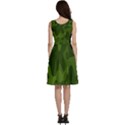 Green Camouflage, Camouflage Backgrounds, Green Fabric Sleeveless V-Neck Skater Dress with Pockets View4