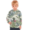 Playful Cactus Desert Landscape Illustrated Seamless Pattern Kids  Hooded Pullover View1