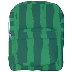 Green Seamless Watermelon Skin Pattern Full Print Backpack by Grandong