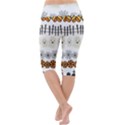 Halloween Holidays Lightweight Velour Cropped Yoga Leggings View4