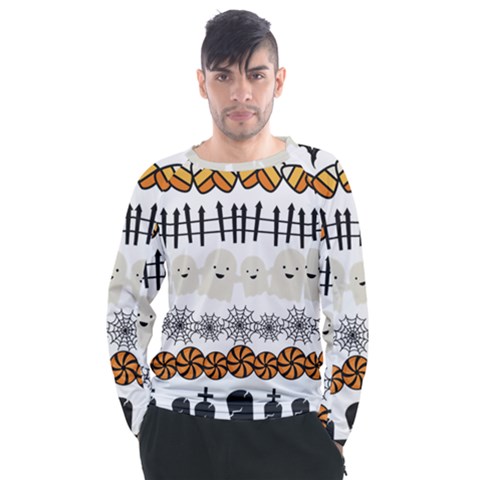 Halloween Holidays Men s Long Sleeve Raglan T-shirt by Sarkoni