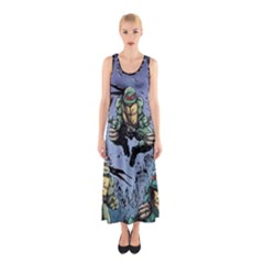 Teenage Mutant Ninja Turtles Comics Sleeveless Maxi Dress by Sarkoni