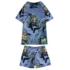 Teenage Mutant Ninja Turtles Comics Kids  Swim T-shirt And Shorts Set by Sarkoni