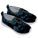 Hogwarts Starry Night Van Gogh Kids  Velcro No Lace Shoes View3