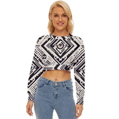 Tribal Pattern Lightweight Long Sleeve Sweatshirt by Sobalvarro