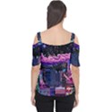 Retro City Pixel Cutout Shoulder T-Shirt View2