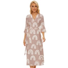 Pattern Midsummer Wrap Dress by zappwaits