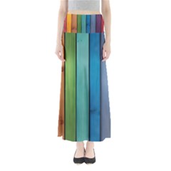 Rainbow Full Length Maxi Skirt by zappwaits