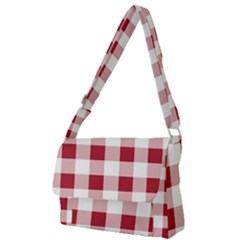 Gingham - 4096x4096px - 300dpi14 Full Print Messenger Bag (s) by EvgeniaEsenina