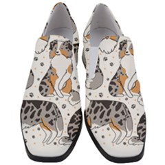 Australian Shepherd Dog T- Shirt Australian Shepherd Dog Illustration T- Shirt Women Slip On Heel Loafers by hizuto