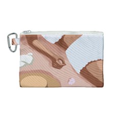 Vacation  Canvas Cosmetic Bag (medium) by SychEva