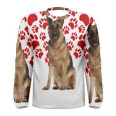 Belgian Malinois Gift T- Shirt Cool Belgian Malinois Valentine Heart Paw Belgian Malinois Dog Lover Yoga Reflexion Pose T- Shirtyoga Reflexion Pose T- Shirt Men s Long Sleeve T-shirt by hizuto