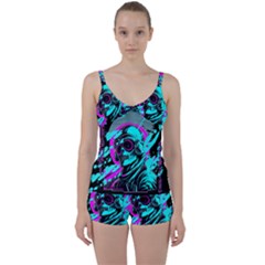 Aesthetic Art  Tie Front Two Piece Tankini by Internationalstore