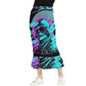 Aesthetic art  Maxi Fishtail Chiffon Skirt View1