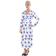 Last Unicorn  Velvet Maxi Wrap Dress by Internationalstore