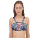 Abstract Blossoms  Cage Up Bikini Top View1