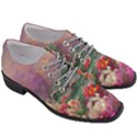 Abstract Flowers  Women Heeled Oxford Shoes View3