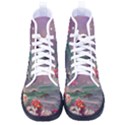 Abstract Flowers  Men s High-Top Canvas Sneakers View1