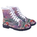 Abstract Flowers  Men s High-Top Canvas Sneakers View3