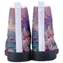 Abstract Flowers  Men s High-Top Canvas Sneakers View4