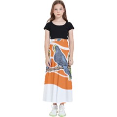 Budgie T- Shirt Budgie Happiness Parakeet Cockatiel T- Shirt Yoga Reflexion Pose T- Shirtyoga Reflexion Pose T- Shirt Kids  Flared Maxi Skirt by hizuto