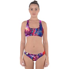 Fantasy Arts  Cross Back Hipster Bikini Set by Internationalstore