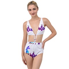 Arts Tied Up Two Piece Swimsuit by Internationalstore