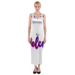 Arts Fitted Maxi Dress by Internationalstore