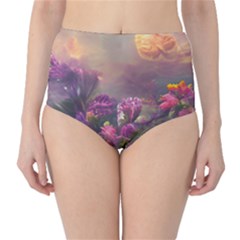 Floral Blossoms  Classic High-waist Bikini Bottoms by Internationalstore