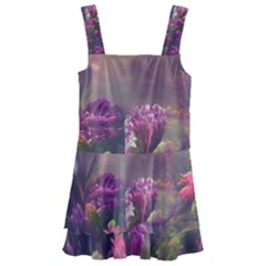 Floral Blossoms  Kids  Layered Skirt Swimsuit by Internationalstore