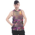 Floral Blossoms  Men s Sleeveless Hoodie View1