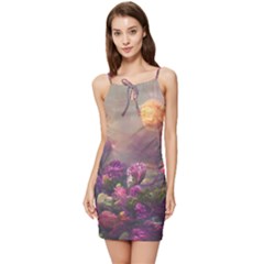 Floral Blossoms  Summer Tie Front Dress by Internationalstore