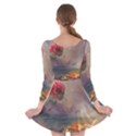 Floral Blossoms  Long Sleeve Skater Dress View2