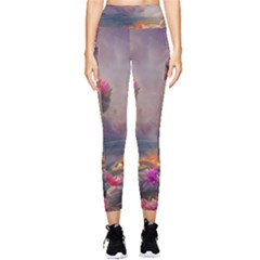 Floral Blossoms  Pocket Leggings  by Internationalstore