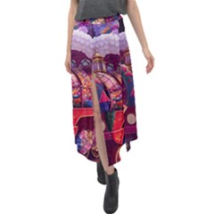 Fantasy  Velour Split Maxi Skirt by Internationalstore