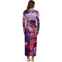 Fantasy  Long Sleeve Longline Maxi Dress View4