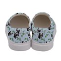 Animal Panda Bamboo Seamless Pattern Women s Canvas Slip Ons View4