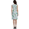 Guitars Music Notes Seamless Pattern Sleeveless Dress With Pocket View4