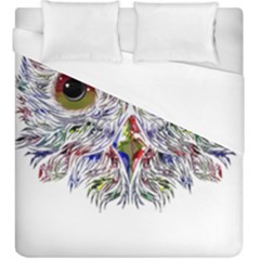 Owl T-shirtowl Color Edition T-shirt Duvet Cover (king Size) by EnriqueJohnson