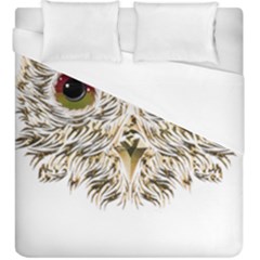 Owl T-shirtowl Gold Edition T-shirt Duvet Cover (king Size) by EnriqueJohnson