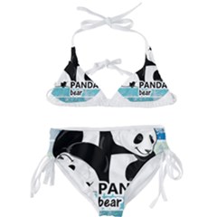 Panda Bear T-shirtcute Panda Bears T-shirt Kids  Classic Bikini Set by EnriqueJohnson