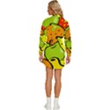 Fruit Food Wallpaper Womens Long Sleeve Shirt Dress View4